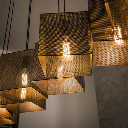 Pendant Lamp 8L block mesh