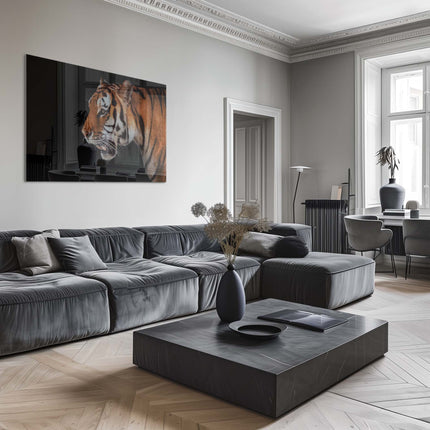 Horizontal Tiger – Glass