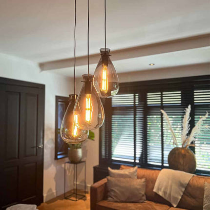 Pendant Lamp 4L Droplet Mesh