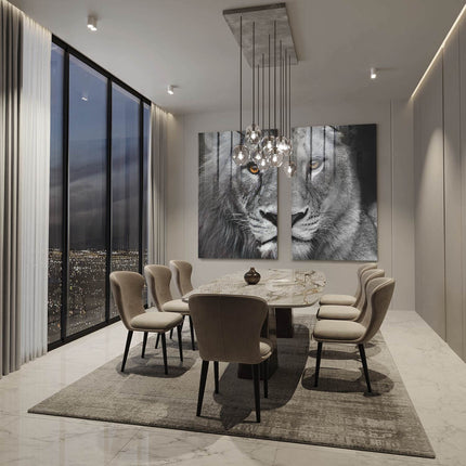 Bundle: "Lion & Lioness" (2x) – Glass