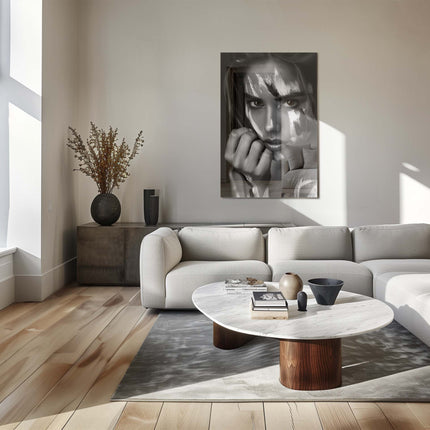 Painted Face – Glass