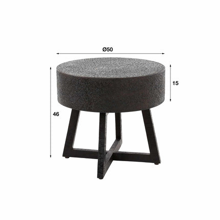 Coffee Table D50 bulky ferro / Ferro Metallic
