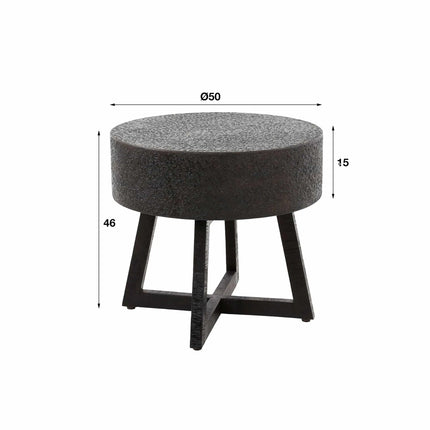 Coffee Table D50 bulky ferro / Ferro Metallic