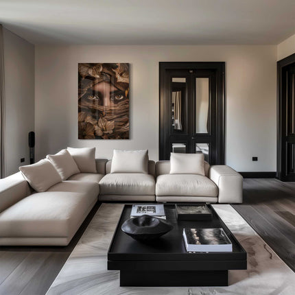 Scarfed Woman – Glass