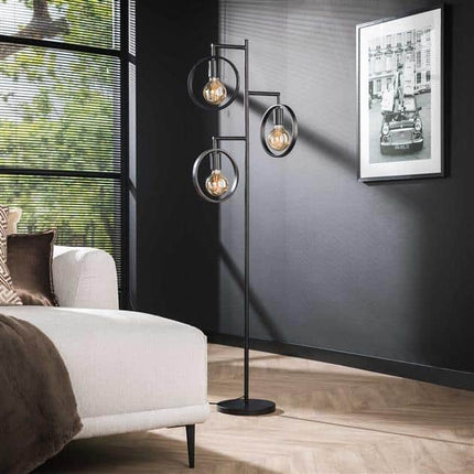 Floor Lamp 3L ring / Charcoal