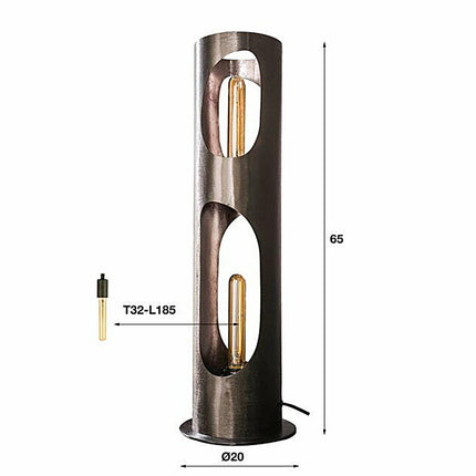 Floor Lamp Ø20 organic cylinder