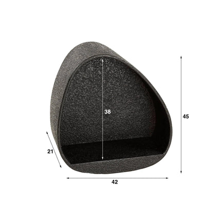 Wall Cabinet metallic driehoek / Gray