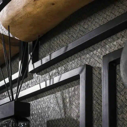 Wall Cabinet set5 edge  Solid Natural Acacia