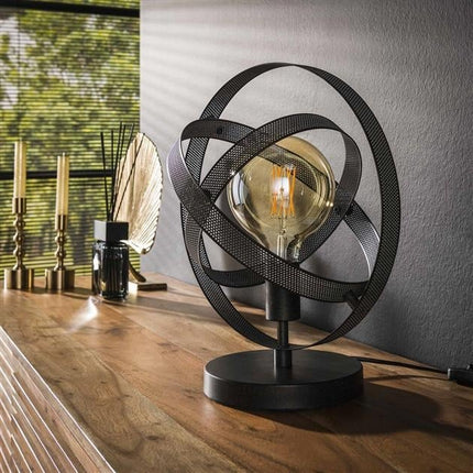 Table Lamp cosmos mesh / Arctic Black