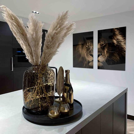 Lion in the Dark (2x) – Glass