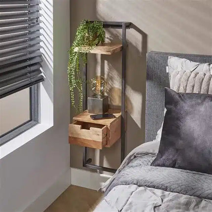 Nightstand air solid XS  Solid Natural Acacia