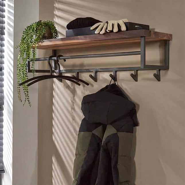Coat Rack Wooden Devon (6 haken)