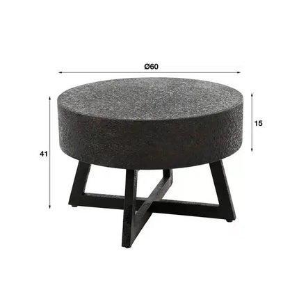 Coffee Table Ø60 Low Bulky Ferro